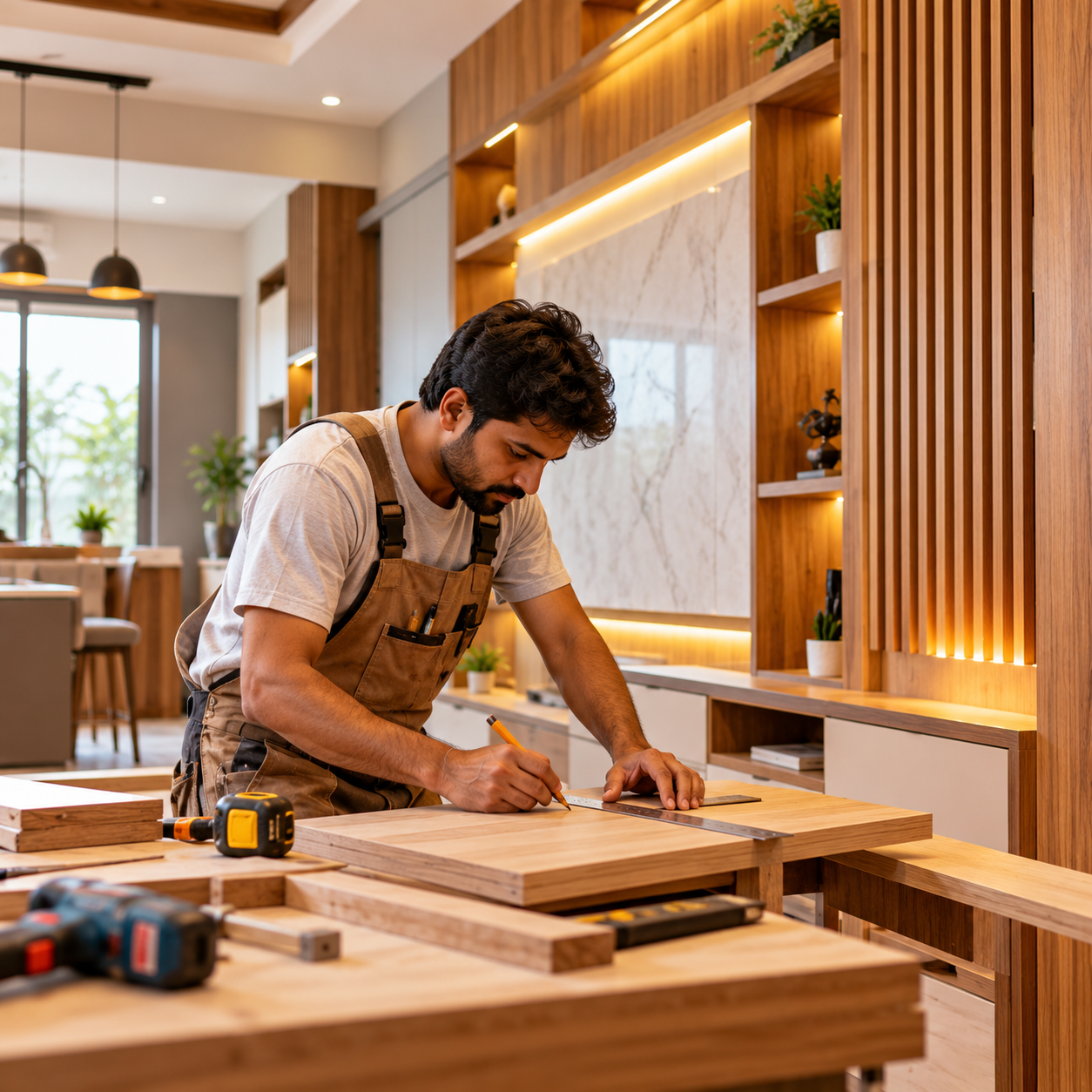 Modular kitchen by Doon Carpenters